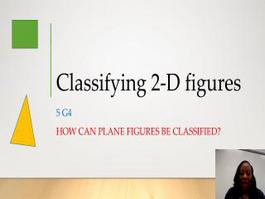 Math 5 Unit 5 Classifying 2-D Figures